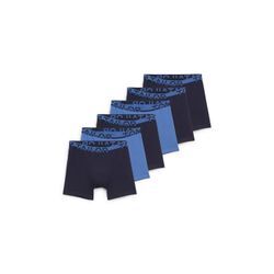 TOM TAILOR Herren Longpants im 6er-Set, blau, Uni, Gr. 4