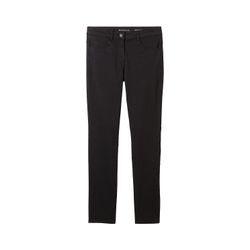 TOM TAILOR Damen Alexa Slim Jeans, schwarz, Uni, Gr. 44/32