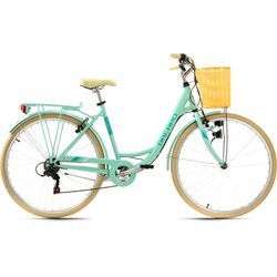 Cityrad KS CYCLING "Cantaloupe" Gr. 48, grün (mint, mint), Fahrräder, 48cm, 28 Zoll (71,12cm), für Damen, Kettenschaltung