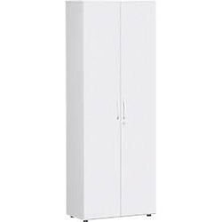 Aktenschrank PALENQUE, 6 OH, abschließbar, B 800 x T 420 x H 2160 mm, weiß