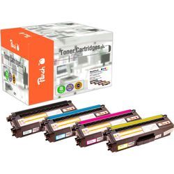 Peach B421 4 Toner (bk, c/m/y) ersetzt Brother TN-421 für z.B. Brother DCPL 8410 CDW, Brother MFCL 8690 CDW, Brother MFCL 8900 CDW (wiederaufbereitet)