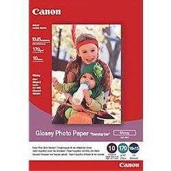 Fotoglanzpapier CANON Everyday Use Glossy GP-501, Größe 10 x 15 cm, 210 g/m², weiß, 1 Paket = 100 Blatt