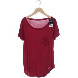 Hollister Damen T-Shirt, bordeaux, Gr. 36