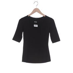 Comma Damen T-Shirt, schwarz, Gr. 36