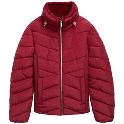 TOM TAILOR Damen Wasserabweisende Pufferjacke, rot, Uni, Gr. XXL