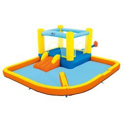 Bestway H2OGO!® Mega-Wasserpark Beach Bounce™ mit Dauergebläse