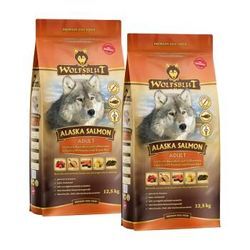 WOLFSBLUT Adult Alaska, mit Lachs und Kartoffel 2x12,5 kg