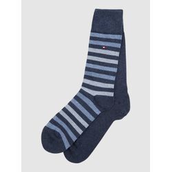 Socken mit Label-Detail im 2er-Pack Modell 'DUO STRIPE SOCK'