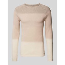 Regular Fit Strickpullover aus reiner Baumwolle