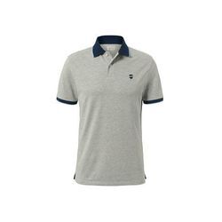 Tchibo Piqué-Poloshirt - Grau/Meliert - Gr.: 4XL