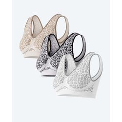 Seamless Bra "Leopard", 3er Pack