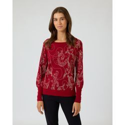 Pullover mit Ornamentmuster