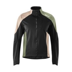 Fahrradjacke GONSO "TRAIL JACKET SOFTSHELL M" Gr. L, schwarz Herren Jacken Wasserabweisend, strapazierfähig, atmungsaktiv