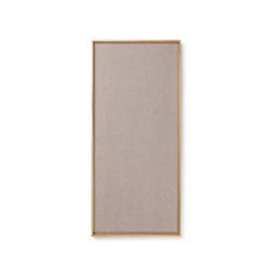 ferm LIVING Pinnwand Scenery, braun, 100 x 45 cm, Holz