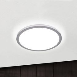 Titanfarbene LED-Deckenlampe Aria, dimmbar - 40 cm