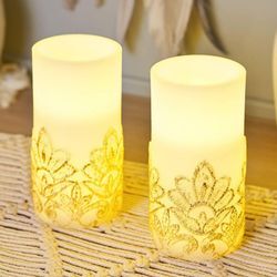 Pauleen Cosy Charm Candle LED-Kerze 2er Set, Wachs