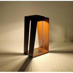 LED-Solarlaterne Skaal mit Sensor, corten, 40 cm