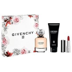 GIVENCHY Damendüfte L'INTERDIT Geschenkset Eau de Parfum Spray 50 ml + Body Lotion 75 ml + Le Rouge Interdit Intense Silk 333 1,5 g 1 Stk.