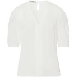 Bluse 1/2-Arm Uta Raasch weiss, 48