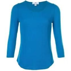 Pullover aus 100% Premium-Kaschmir Peter Hahn Cashmere blau, 40