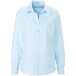 Bluse Hemdkragen Peter Hahn blau, 40