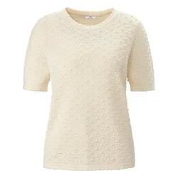 Rundhals-Pullover aus 100% SUPIMA®-Baumwolle Peter Hahn weiss, 44