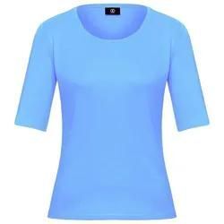 Rundhals-Shirt Modell Velvet Bogner blau, 42