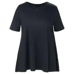 Rundhals-Shirt 1/2-Arm Emilia Lay schwarz, 54