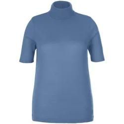 Rollkragen-Pullover Anna Aura blau, 50