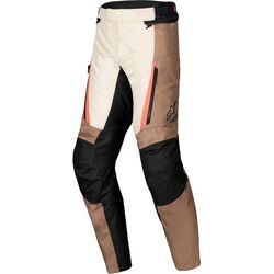 Alpinestars ST-1, Textilhose wasserdicht Hellbraun/Beige/Schwarz/Neon-Rot 3XL male