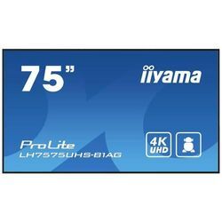 Iiyama ProLite LH7575UHS-B1AG Digital Signage Display EEK: G (A - G) 190.5 cm (75 Zoll) 3840 x 2160 Pixel 24/7 Anti-Einbrenn-Funktion, Media Playback-Funktion,