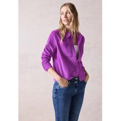 Hemdjacke CECIL Gr. XL (44), lila (iced violet) Damen Jacken