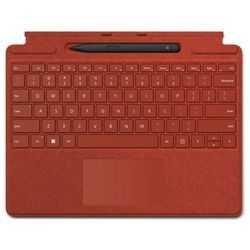 MICROSOFT Tastatur "Surface Pro Signature Keyboard 8X6-00025", Tastatur mit Touchpad, Type Cover Ortler rot, Tastaturen, rotB:29cm H:0,5cm T:23cm