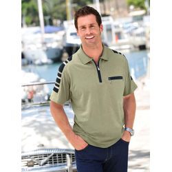 Poloshirt CATAMARAN "Kurzarm-Poloshirt" Gr. 48/50, grün (pistazie), Herren, 100% Baumwolle, unifarben, Shirts