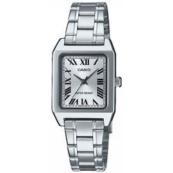 Quarzuhr CASIO TIMELESS COLLECTION "LTP-B150D-7BEF", silber (edelstahlfarben), Armbanduhren, Damen, Armbanduhr, Damenuhr, analog