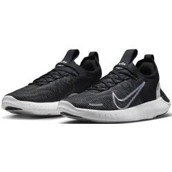 Laufschuh NIKE "Nike Free Run Flyknit Next Nature" Gr. 36,5, schwarz-weiß (black, white) Schuhe