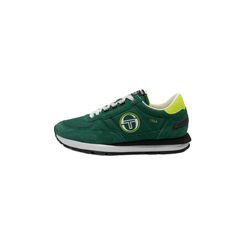 Sneaker SERGIO TACCHINI "VENEZIA Herren", Herren, Gr. 42, Normalschaft, grün (grün, schwarz), Leder, Textil, Polyurethan, Schuhe, Sneaker Herren, Sneakers, Sportschuhe, Laufschuhe Retro, Outdoor, Sale