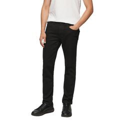 Slim-fit-Jeans S.OLIVER, Herren, Gr. 33, Länge 34, schwarz, Denim/Jeans, Obermaterial: 98% Baumwolle, 2% Elasthan, unifarben, casual, slim fit knöchellang, Jeans, im Five-Pocket Style