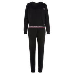 Pyjama FILA Gr. L, schwarz Damen Homewear-Sets