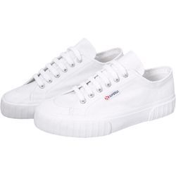 Sneaker SUPERGA "Stripe", Gr. 36, weiß, Textil, sportlich, Schuhe