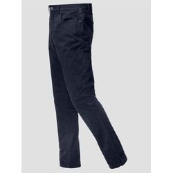 Thermohose CLASSIC, Herren, Gr. 48, Normalgrößen, blau (marine), 98% Baumwolle, 2% Elasthan, Futter:100% Baumwolle, unifarben, lang, Hosen