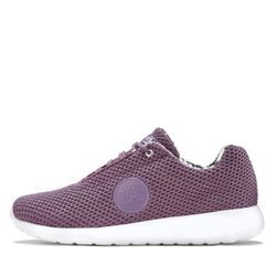 Sneaker LASCANA ACTIVE Gr. 35, lila (dunkellila) Damen Schuhe mit Wohlfühlinnensohle, Schnürhalbschuh, Freizeitschuh VEGAN