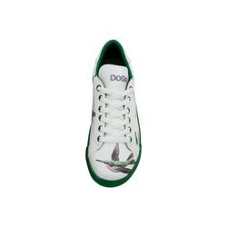 Sneaker DOGO "Damen Ace Sneakers Soar the Sky Vegan Damen Sneaker / female", Damen, Gr. 36, Normalschaft, bunt (weiß), Lederimitat, Schuhe Skaterschuh Schnürschuh Sneaker low, Vegan