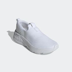 Slip-On Sneaker ADIDAS SPORTSWEAR "CLOUDFOAM GO LOUNGER" Gr. 47, weiß (cloud weiß, cloud weiß), Textil, Synthetik, Schuhe