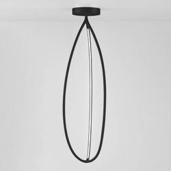 Artemide Arrival Deckenlampe, App, schwarz, 130cm