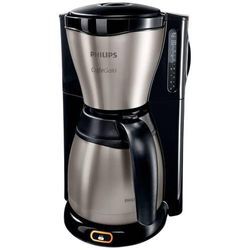 Philips Home Café Gaia HD7548/20 Kaffeemaschine Schwarz, Edelstahl Fassungsvermögen Tassen=15 Isolierkanne