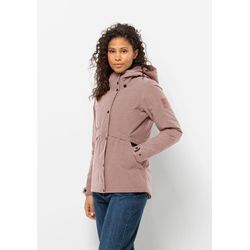 Winterjacke JACK WOLFSKIN "SNOWY PARK JKT W" Gr. M (38/40), rosa (afterglow), Damen, OBERSTOFF 72% POLYAMID, 28% POLYESTER FUTTER 100% POLYESTER FÜLLUNG 100% POLYESTER, Jacken