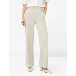 5-Pocket-Hose BRAX "Style MAINE" Gr. 36K (18), Kurzgrößen, beige, Damen, 40% Lyocell, 28% Modal, 17% Baumwolle, 12% Elastomultiester, 3% Elasthan, Hosen