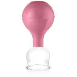 pulox Schröpfglas aus Echtglas pink 40mm 1 St