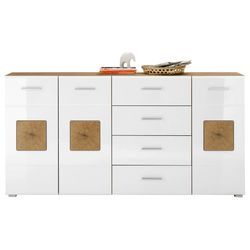 Bega Consult Georgia Sideboard Beschichtete Spanplatte Weiß/Braun